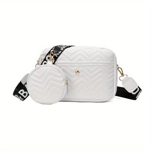 Lively® Sac à bandoulière matelassé avec porte-monnaie